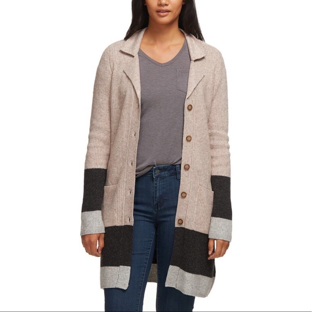 Royal Robbins Highland Merino Blend Wool Cardigan